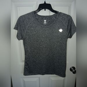 Rabbit Running Women’s EZ Tee Shirt Activewear Performance Short Sleeve XL Gray